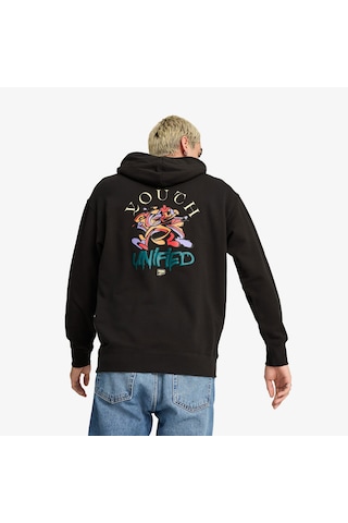 Puma Downtown Graphic Hoodie Unisex Siyah Hoodie Düz 626748