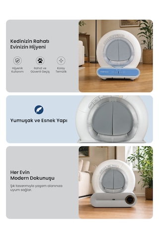 Smartpaw Otomatik Kedi Tuvaleti Perdesi