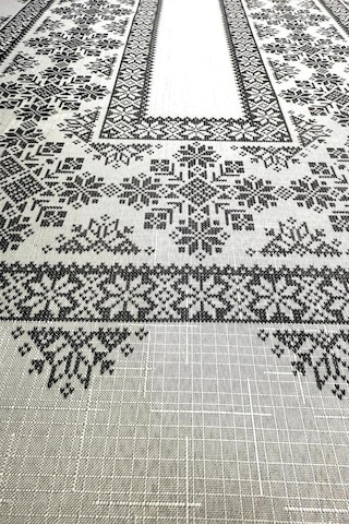 Nazen Dertsiz Masa Örtüsü 150x220 Cm Gri