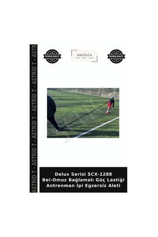 Delux Serisi Scx-1288 Bel-omuz Bağlamalı Güç Lastiği Antrenman İpi Egzersiz Aleti Çok Renkli