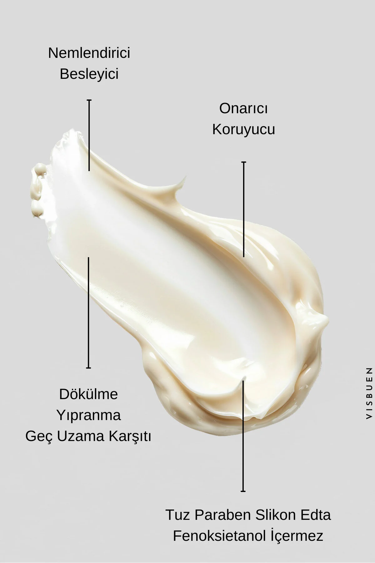 Visbuen Complex 15 Doğal Aktifli Onarıcı Besleyici Saç Bakım Maskesi Güçlendirici Nemlendirici