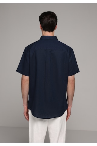 Colin's Colins Regular Fit Shirt Neck Düz Erkek Lacivert Uzun Kol Gömlek Cl1080097 Q1.v2 Nav