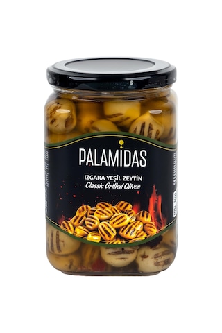 Izgara Yeşil Zeytin 995 Gr Cam Kavanoz