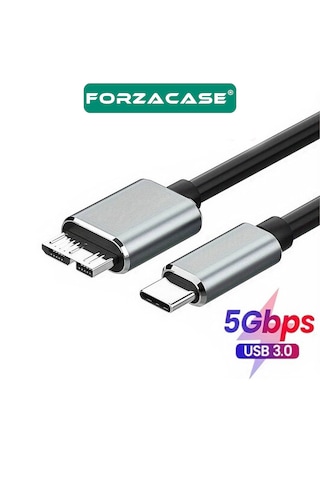 Forzacase FC884 Type-c To Micro B 3.0 Şarj Data Kablosu