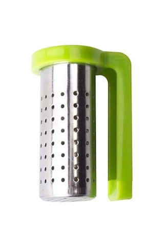 Sones Ev Paslanmaz Çelik Çay Süzgeci Basit Ve Taşınabilir Çay Filtresi Yeşil