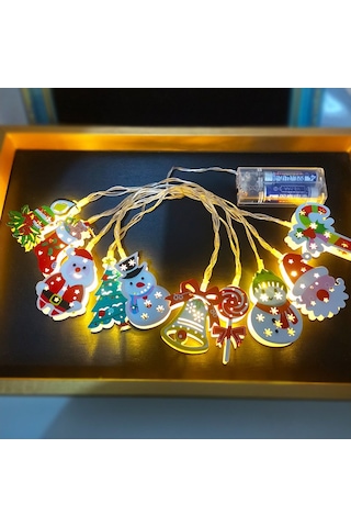 Soulader 6 Metre Uzunluğunda 40 Işıklı Dekoratif Aydınlatma Şeridi, Noel Ağacı Ve İç Mekan Süslemeleri İçin Beyaz