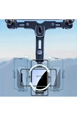 Xuweiwei Siyah Araba Özel Cep Telefon Tutucu Yeni Araba İçin Handsfree Telefon Tutucu 2025 Gelişmiş Abs Malzeme Stabil Titreme Yapmaz Sürücü Favorisi