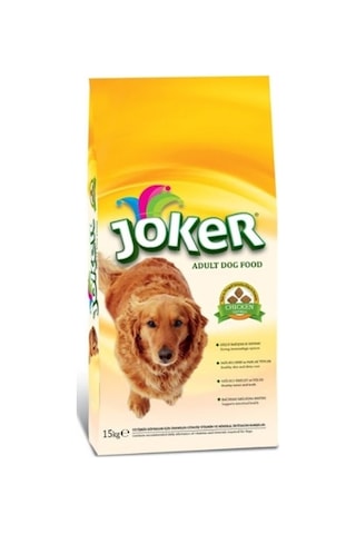 Joker Tavuk Etli Yetişkin Köpek Maması 15 KG Joker Tavuk Etli Yetişkin Köpek Maması 15 KG