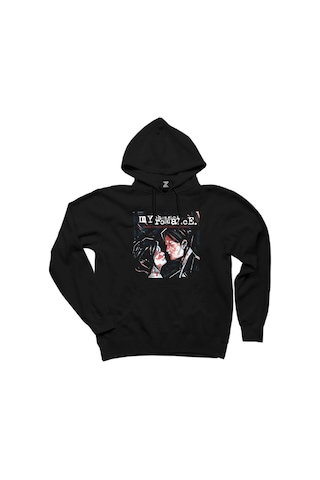 My Chemical Romance Three Cheers for Sweet Siyah Kapşonlu Sweat Siyah