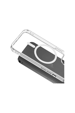 Apple Uyumlu iPhone 11 Pro Şeffaf Magsafe Kılıf Safe Şeffaf