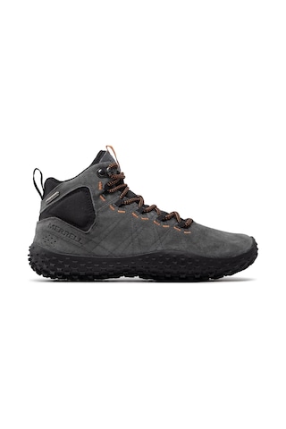 Merrell Wrapt Mıd Wp J036001 Waterproof Hakiki Deri Erkek Bot Gri