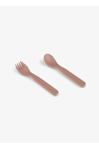 Citron Bio-based 2'li Çatal Kaşık Takımı Ve Kutusu - Pink/cream 1196960
