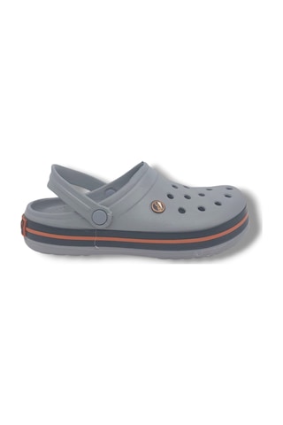 Zerhan Cflex 145 Unisex Gri Turuncu Siyah Sabo Terlik Sandalet Gri