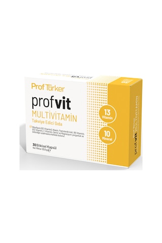 Proftürker Profvit Multivitamin 30 Kapsül