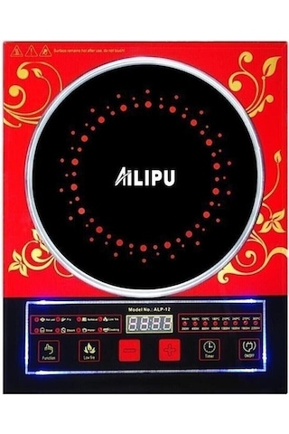 Alp-12 Lazer 2200 W Elektirikli Ocak Alp-12 Kırmızı