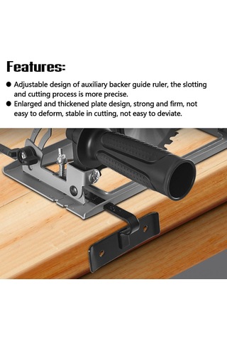 Singree "125mm Taşlama Makinesi Kesim Dönüşüm Seti - 0-40mm Derinlik & 45 Açı Ayarlı, Ahşap/metal/keramik Kesim İçin"