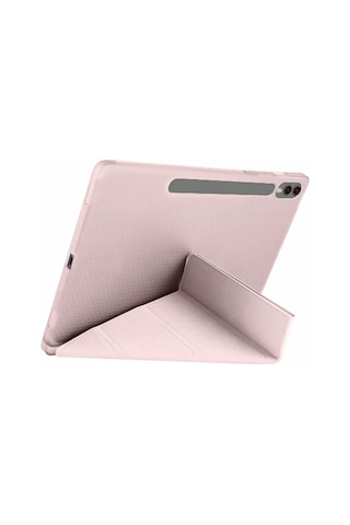 Hemengo Samsung Galaxy Uyumlu X510 Tab S9 Fe 11 Kılıf Kalemlikli Mars Tablet Kılıfı - Rose Gold Hmngobzs