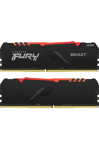 Kingston Fury Beast RGB KF432C16BBAK2/16 16 GB (2x8) DDR4 3200 MHz CL16 Ram