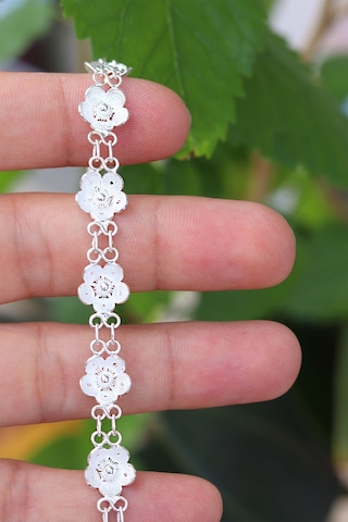 Midyat Nurtaş Gümüş Papatya Model Telkari 925 Ayar Gümüş Bileklik 201023033