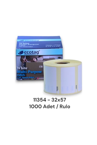 Ecotag Dymo Lw Etiket Muadili 11354 32X57