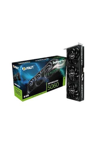 Palit Geforce RTX5060 Infinity 3 NE75060019P1-GB2063S 8 GB 128 Bit GDDR Ekran Kartı