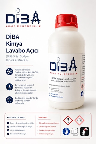 Diba Kimya Lavabo Açıcı 500 Gr