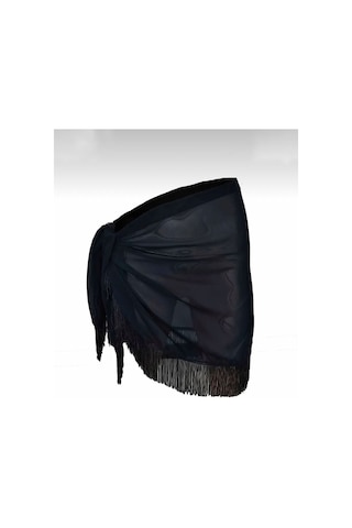 Quella Atelier Püsküllü Pareo Sarong Kırmızı Kırmızı