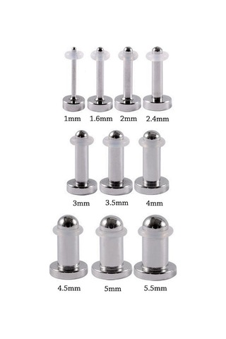 4 Adet Kulak Tıkacı Kulak Ölçer Genişletici 2.4mm