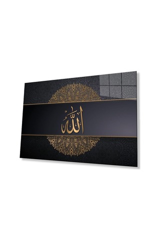 Allah Lafzı Cam Tablo 4mm Dayanıklı Temperli Cam8