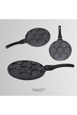 Zümrüt Pankek Tavası 26 Cm Siyah