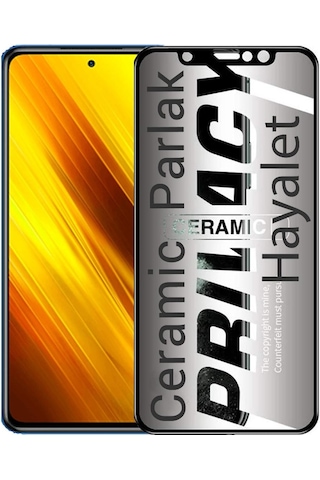 Xiaomi Poco X3 Nfc Hayalet Ekran Koruyucu Parlak Seramik