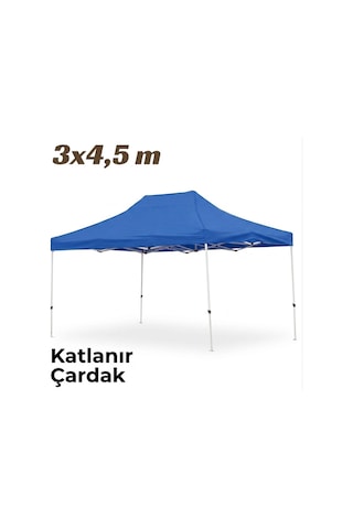 Missidea 3 4,5 Makaslı Katlanır Çardak Mavi