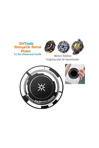 Zhltools Manyetik Metal Halka - Memo Telefon Soğutucu Uyumlu Cx07-cx08 Ve Manyetik Tüm Modeller