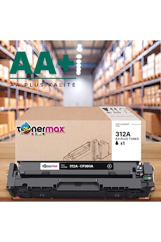 Hp 312a Cf380a Siyah Uyumlu Toner Aa Plus / Color Laserjet Pro Mfp M476dn / M476dw / M476nw