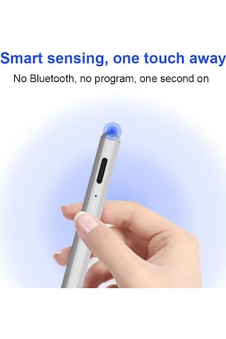 Evrensel Stylus Kalem Android Ios Windows Için Dokunmatik Kalem İpad İphone Kalem Huawei Lenovo Samsung Telefon Xiaomi Tablet Kalem Beyaz