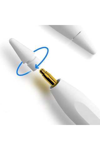 Zore Pencil 11 Palm-rejection Magnetik Şarj Ve Eğim Özellikli Dokunmatik Çizim Kalemi-beyaz