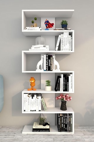 Dekoratif Duvar Rafı Modern Kitaplık Ve Raf Ünitesi Beyaz Diğer