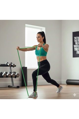 Çeşitli Kg Direnç Bantları, Gym Barfiks Direnç Bandı, Kas Geliştirme Direnç Bandı, Pilates Egzersiz Bandı Yeşil