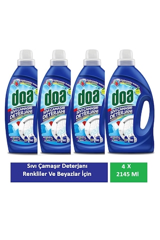 Doa Sıvı Çamaşır Deterjanı Renkliler Ve Beyazlar Derinlemesine Temizlik 4 X 2145 Ml 2145 ML
