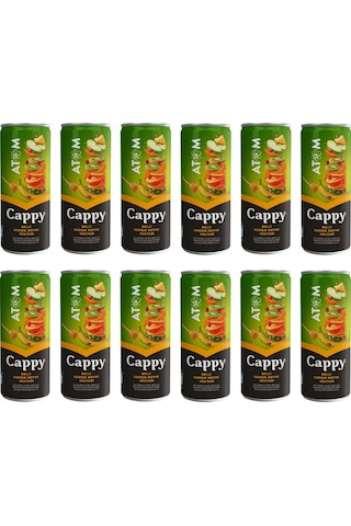 Cappy Atom Ballı Karışık Meyve Nektarı 330 Ml X 12 Adet