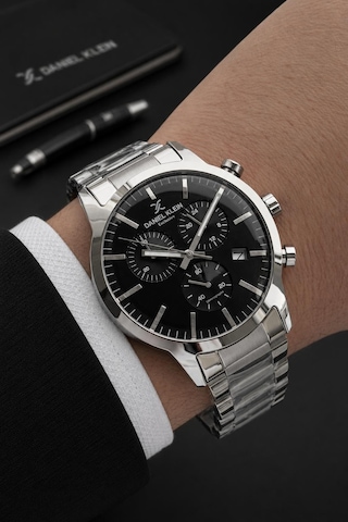 Daniel Klein Damat Ve Takım Elbiseye Özel 2 Yıl Garantili Çelik Kordon Erkek Kol Saati Vs.blkt.1176 Gümüş