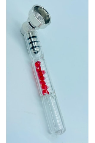 Isıyadayanıklı Metal&cam Pipo 9cm-2parça//pc44