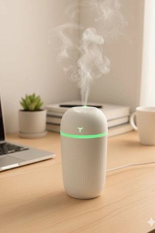 Blackbird Kt-h09 420 Ml Taşınabilir Mini Usb Hava Nemlendirici Araç Ve Ofis İçin Renkli Işıklı