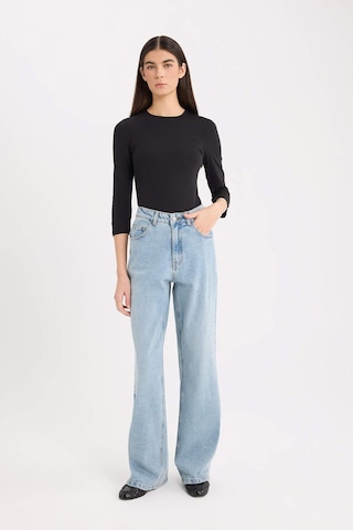 DeFacto Regular Fit Bisiklet Yaka Basic Düz Yarım Kollu Çıtçıtlı Body D6915AX24AUBK81