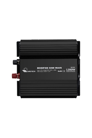 Uretech 1200 Watt Sinüs İnverter 12Vdc-220Vac 1200 W İnvertör
