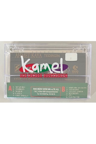Ahmet Kaya Tedirgin Kaset Jelatininde Sıfır Kaset