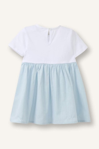 Defacto Desenli Elbise Kız Bebek H2173a526smwt79 Beyaz-wt79