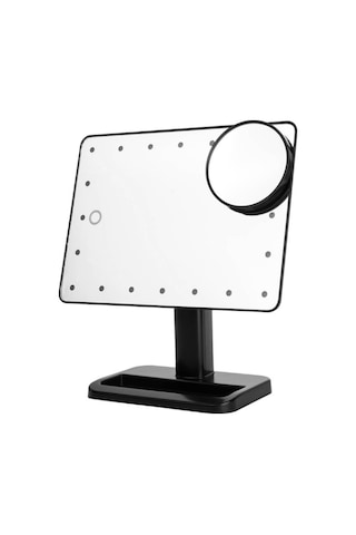 Sones Taşınabilir Led Dokunmatik Sensörlü Ayna Lamba Masaüstü Dolgu Işığı Siyah