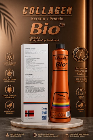Bio Brezilya Saç Keretin Botox Protein Bakım 1000 Ml