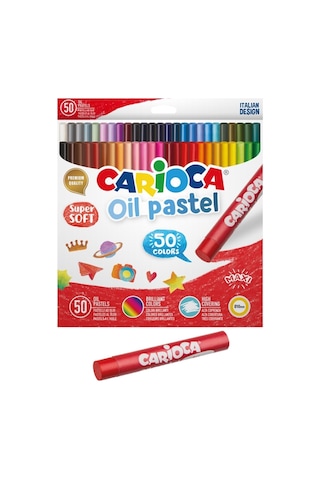 Carioca Yağlı Pastel Boya Seti 50'Li